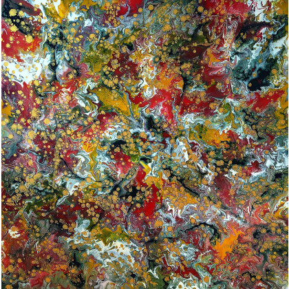 Golden days, Felix Guenther, obrazy akryl