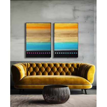 Wspominając Marka 1 , Aleksandra Semeniuk , obrazy akryl