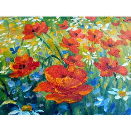 Izabela Krzyszkowska - obrazy olejne - DROGA PRZEZ WIOSNĘ foto #1