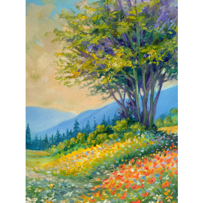 Izabela Krzyszkowska - obrazy olejne - DROGA PRZEZ WIOSNĘ foto #2