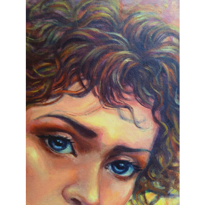 Izabela Krzyszkowska  - obrazy olejne - Ewa w ogrodzie obraz olejny surrealizm foto #2