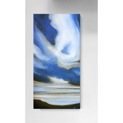 Pejzaż -obraz akrylowy 80/40 cm, Paulina Lebida, obrazy akryl