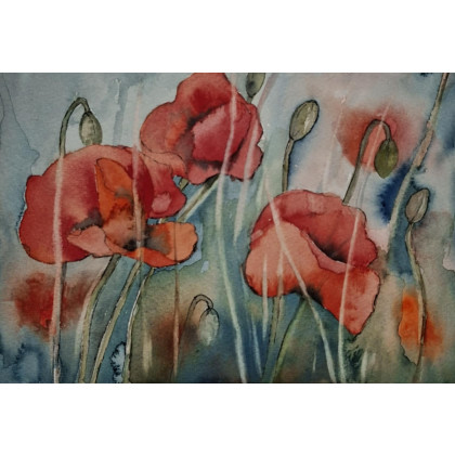 Jolanta Zdanowicz - obrazy akwarela - Akwarela w oprawie foto #1