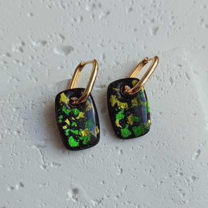 Solomi - ART - kolczyki  - Carnaval no.2 - kolczyki z gliny polimerowej. foto #3