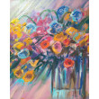 KWIATOWA EKSPRESJA - Obraz olejny