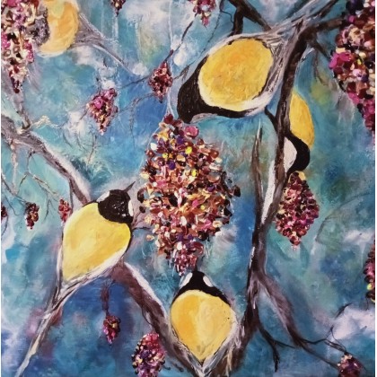 Ewa Mościszko - obrazy akryl - Uczta foto #1