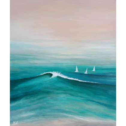 Paulina Lebida - obrazy akryl - Morze -obraz akrylowy 60/50 cm foto #2