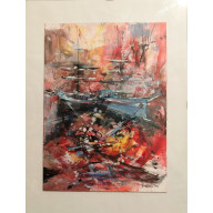 Port o zachodzie słońca...