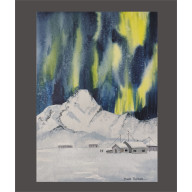 Akwarela Akwarelka Obraz pt: Zorza