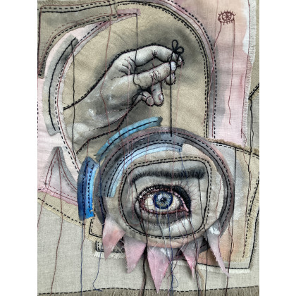 PinPin Joanna Musialska - upcycling design - Makata na ścianę sterowana. foto #1