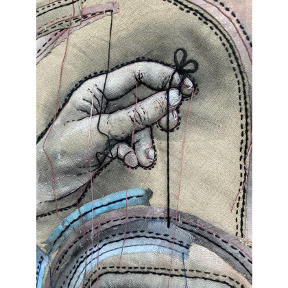 PinPin Joanna Musialska - upcycling design - Makata na ścianę sterowana. foto #4