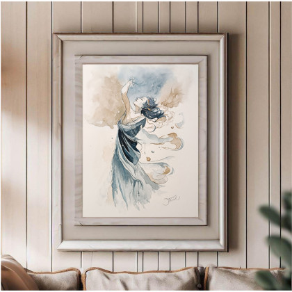 Joanna Tomczyk - obrazy akwarela - źródlane sny, Akwarela 24x32 cm foto #2