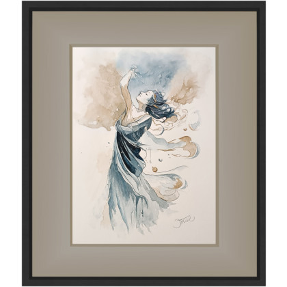 Joanna Tomczyk - obrazy akwarela - źródlane sny, Akwarela 24x32 cm foto #4