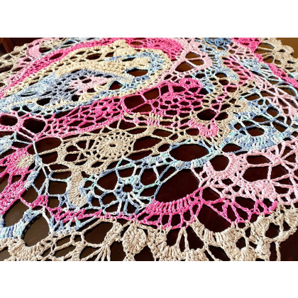 Danuta Zgoł - serwety, serwetki - Obrus Freeform foto #1