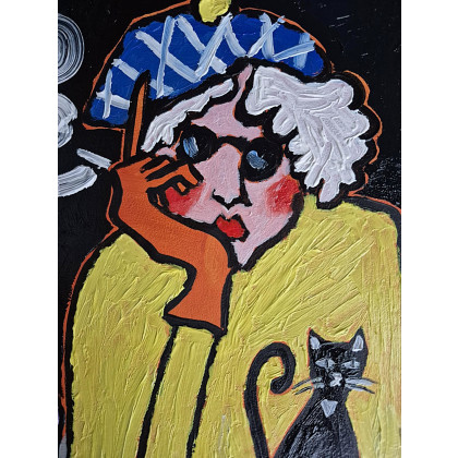 Marlena Kuć - obrazy olejne - sam na sam z nocą foto #2