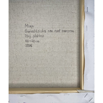 Myroslava Burlaka - obrazy olejne - Gwiaździsta noc nad morzem. foto #4