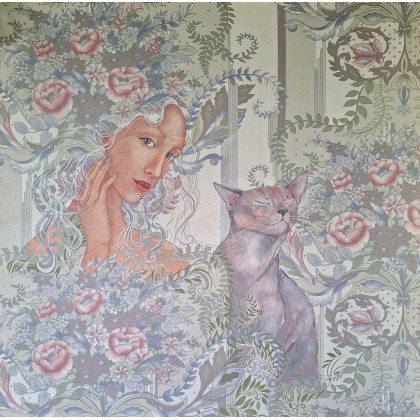 Faworytka, Nadia Siemek, obrazy akryl