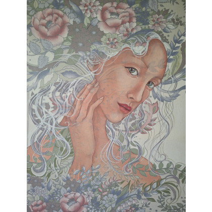 Nadia Siemek - obrazy akryl - Faworytka foto #2