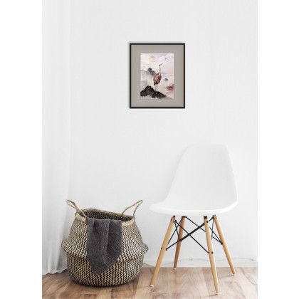 Joanna Tomczyk - obrazy akwarela - Cisza przestworzy, Akwarela 24x32 cm foto #3