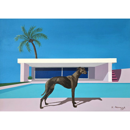 Cisza IV, Monarti, obrazy akryl