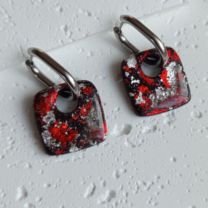 Solomi - ART - kolczyki  - Carnaval no.3 - kolczyki z gliny polimerowej. foto #3