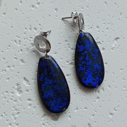 Solomi - ART - kolczyki  - Zafira - kolczyki z gliny polimerowej. foto #1