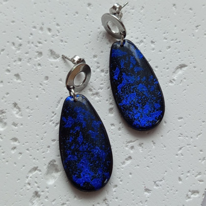 Solomi - ART - kolczyki  - Zafira - kolczyki z gliny polimerowej. foto #3