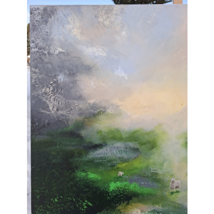 Sylwia Chołota - obrazy akryl - Scottish mountains foto #2