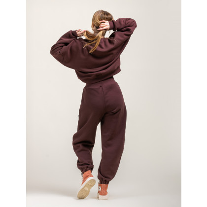 Marta Hajduk-Pawlica - bluzy - Hot Chocolate - czekoladowy komplet dresowy basic foto #1