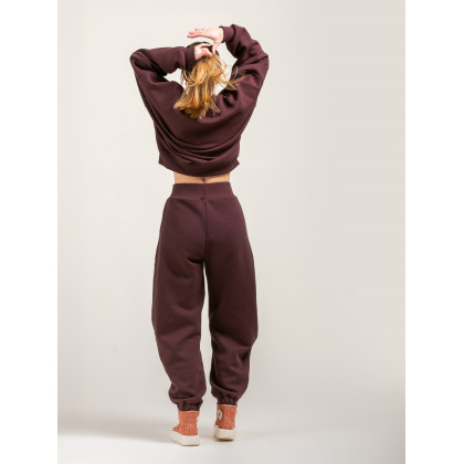 Marta Hajduk-Pawlica - bluzy - Hot Chocolate - czekoladowy komplet dresowy basic foto #4