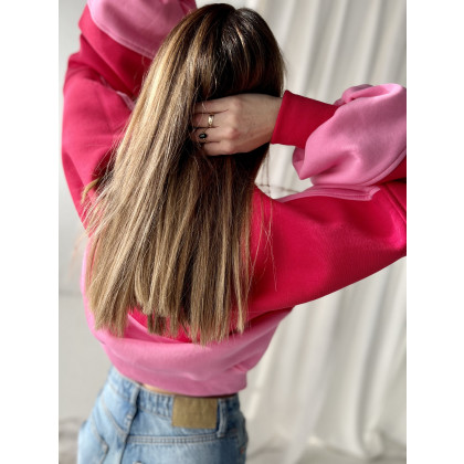 Marta Hajduk-Pawlica - bluzy - Candy / bawełniana bluza różowo-czerwona foto #4
