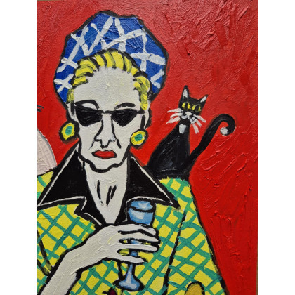 Marlena Kuć - obrazy olejne - ona i dwa cienie foto #3