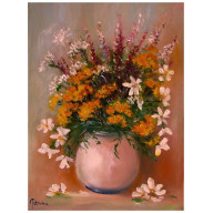 Bukiet polych kwiatów 40cm-30cm