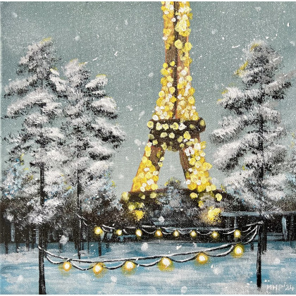 Paryż, Marta Hajduk-Pawlica, obrazy akryl