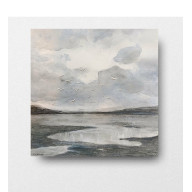 Nad morzem - akwarela formatu 25/25 cm