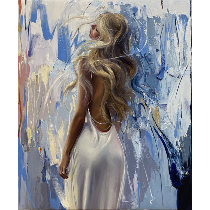 ZIMA, Jolanta Strzelczyk, obrazy olejne