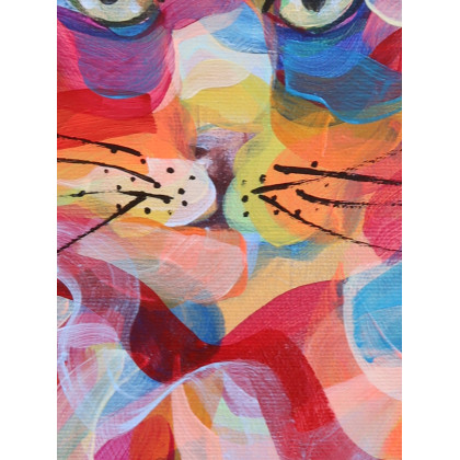 Paweł Dąbrowski - obrazy akryl - Tęczowy opiekun domu foto #1