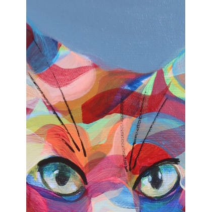 Paweł Dąbrowski - obrazy akryl - Tęczowy opiekun domu foto #2