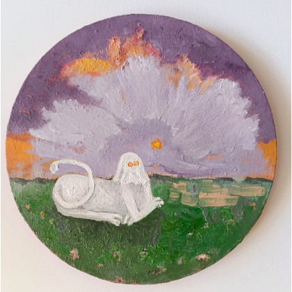 Elżbieta Goszczycka - obrazy olejne - Sfinks foto #1