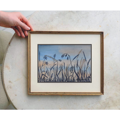 Akwarela Akwarelka Obraz pt: Łąka 1, Beata Rudecka, obrazy akwarela