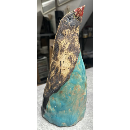 Krystyna Nowak - rzeźby - Ceramiczny ptaszor foto #1