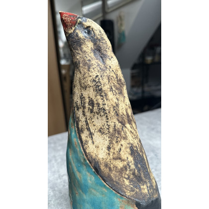 Krystyna Nowak - rzeźby - Ceramiczny ptaszor foto #2