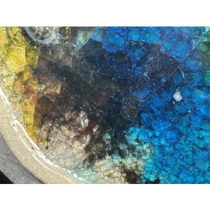 Krystyna Nowak - rzeźby - Ceramiczno - szklana rybka foto #2