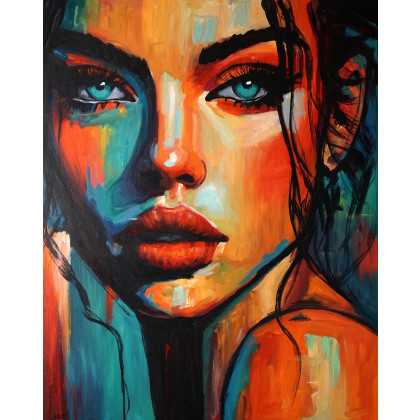 Bunny 80x100, Rafal Stach, obrazy akryl