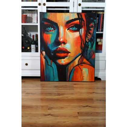 Rafal Stach - obrazy akryl - Bunny 80x100 foto #4