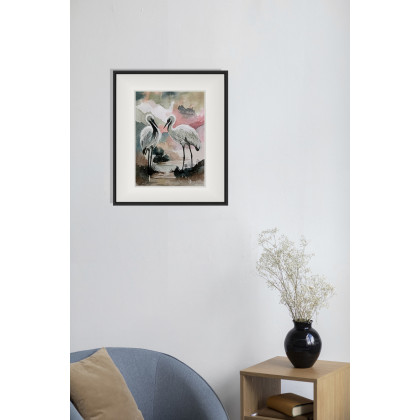 Joanna Tomczyk - obrazy akwarela - Wspólna chwila, Akwarela 24x32 cm foto #2