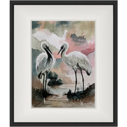 Joanna Tomczyk - obrazy akwarela - Wspólna chwila, Akwarela 24x32 cm foto #4