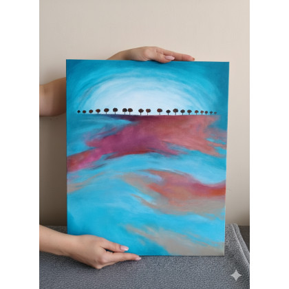 Paulina Lebida - obrazy akryl - Drzewa -obraz akrylowy 60/50 cm foto #4