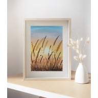 Oryginalna Akwarela Łąka 3 – Unikat Sygnowany | Jakość Archiwalna