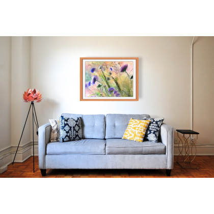 Joanna Magdalena - obrazy akwarela - Dogonić lato -akwarela w oprawie 80 x 60 foto #1